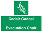 SV16381: Welsh English Bilingual Cadair Gadael / Evacuation Chair