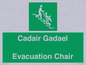 SV16381: Welsh English Bilingual Cadair Gadael / Evacuation Chair