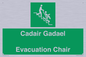 SV16381: Welsh English Bilingual Cadair Gadael / Evacuation Chair