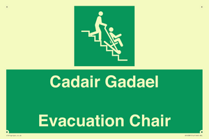 SV16381: Welsh English Bilingual Cadair Gadael / Evacuation Chair