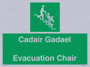 SV16381: Welsh English Bilingual Cadair Gadael / Evacuation Chair