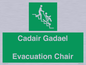 SV16381: Welsh English Bilingual Cadair Gadael / Evacuation Chair