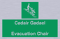 SV16381: Welsh English Bilingual Cadair Gadael / Evacuation Chair