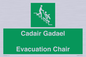 SV16381: Welsh English Bilingual Cadair Gadael / Evacuation Chair