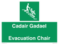 SV16381: Welsh English Bilingual Cadair Gadael / Evacuation Chair