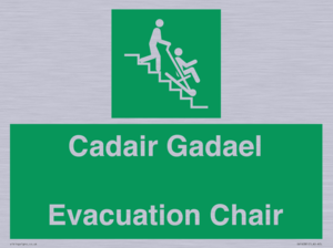 SV16381: Welsh English Bilingual Cadair Gadael / Evacuation Chair