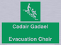 SV16381: Welsh English Bilingual Cadair Gadael / Evacuation Chair