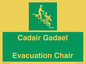 SV16381: Welsh English Bilingual Cadair Gadael / Evacuation Chair
