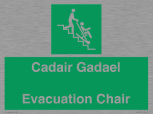 SV16381: Welsh English Bilingual Cadair Gadael / Evacuation Chair