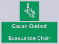 SV16381: Welsh English Bilingual Cadair Gadael / Evacuation Chair