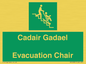 SV16381: Welsh English Bilingual Cadair Gadael / Evacuation Chair