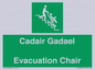SV16381: Welsh English Bilingual Cadair Gadael / Evacuation Chair
