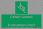 SV16381: Welsh English Bilingual Cadair Gadael / Evacuation Chair