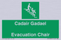 SV16381: Welsh English Bilingual Cadair Gadael / Evacuation Chair