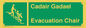 SV16381: Welsh English Bilingual Cadair Gadael / Evacuation Chair