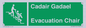 SV16381: Welsh English Bilingual Cadair Gadael / Evacuation Chair