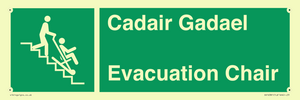 SV16381: Welsh English Bilingual Cadair Gadael / Evacuation Chair