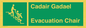 SV16381: Welsh English Bilingual Cadair Gadael / Evacuation Chair