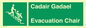 SV16381: Welsh English Bilingual Cadair Gadael / Evacuation Chair