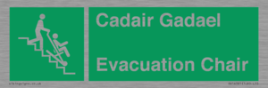 SV16381: Welsh English Bilingual Cadair Gadael / Evacuation Chair