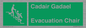 SV16381: Welsh English Bilingual Cadair Gadael / Evacuation Chair
