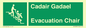 SV16381: Welsh English Bilingual Cadair Gadael / Evacuation Chair