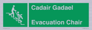 SV16381: Welsh English Bilingual Cadair Gadael / Evacuation Chair