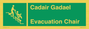 SV16381: Welsh English Bilingual Cadair Gadael / Evacuation Chair