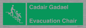 SV16381: Welsh English Bilingual Cadair Gadael / Evacuation Chair