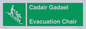 SV16381: Welsh English Bilingual Cadair Gadael / Evacuation Chair