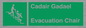 SV16381: Welsh English Bilingual Cadair Gadael / Evacuation Chair