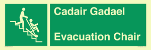SV16381: Welsh English Bilingual Cadair Gadael / Evacuation Chair