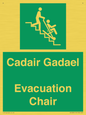 SV16381: Welsh English Bilingual Cadair Gadael / Evacuation Chair