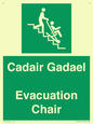 SV16381: Welsh English Bilingual Cadair Gadael / Evacuation Chair