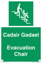 SV16381: Welsh English Bilingual Cadair Gadael / Evacuation Chair