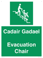 SV16381: Welsh English Bilingual Cadair Gadael / Evacuation Chair