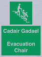 SV16381: Welsh English Bilingual Cadair Gadael / Evacuation Chair