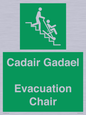 SV16381: Welsh English Bilingual Cadair Gadael / Evacuation Chair