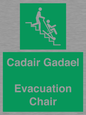 SV16381: Welsh English Bilingual Cadair Gadael / Evacuation Chair