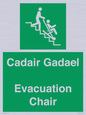 SV16381: Welsh English Bilingual Cadair Gadael / Evacuation Chair