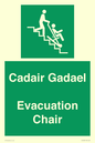 SV16381: Welsh English Bilingual Cadair Gadael / Evacuation Chair