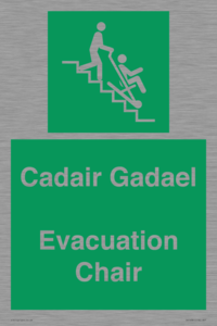 SV16381: Welsh English Bilingual Cadair Gadael / Evacuation Chair