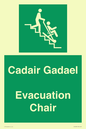 SV16381: Welsh English Bilingual Cadair Gadael / Evacuation Chair