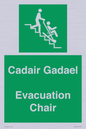 SV16381: Welsh English Bilingual Cadair Gadael / Evacuation Chair