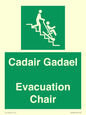 SV16381: Welsh English Bilingual Cadair Gadael / Evacuation Chair