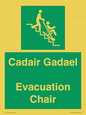 SV16381: Welsh English Bilingual Cadair Gadael / Evacuation Chair
