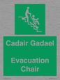 SV16381: Welsh English Bilingual Cadair Gadael / Evacuation Chair
