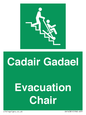 SV16381: Welsh English Bilingual Cadair Gadael / Evacuation Chair