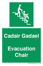 SV16381: Welsh English Bilingual Cadair Gadael / Evacuation Chair