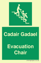 SV16381: Welsh English Bilingual Cadair Gadael / Evacuation Chair